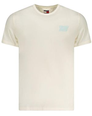 Tommy Hilfiger Jeans Classic Crew Neck Tee - Natural
