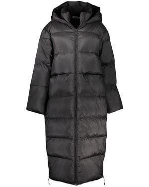 Guess Black Polyamide Jackets & Coat