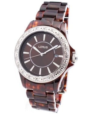Lorus Brown Polyethylene Watch - Metallic