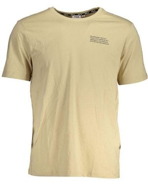 Fila Cotton T-Shirt - Yellow