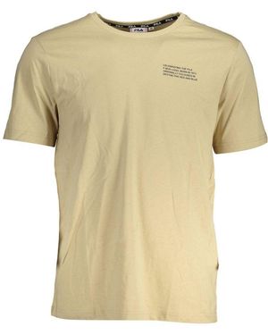 Fila Cotton T-Shirt - Yellow