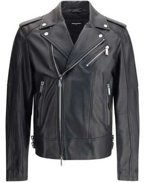 DSquared² Leather jackets for Men | Online Sale up to 77