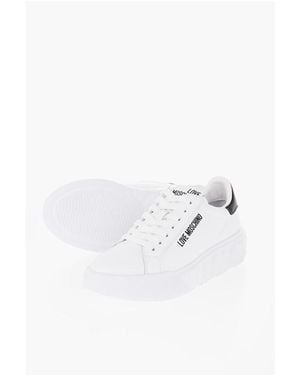 Moschino Love Leather Heart45 Low - White