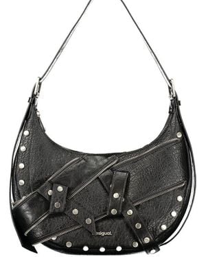 Desigual Nero Poliuretano Donna Bag - Black