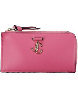 Jimmy Choo Leather Wallet - Pink