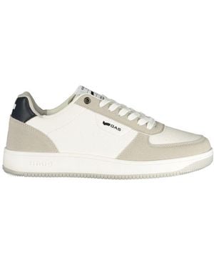 Gas Bianco Polyurethane Men Trainer - White