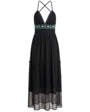 Trussardi Black Cotton Dress