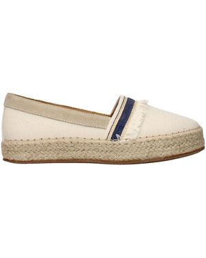 Eleventy Espadrillas Fabric/Ivory - Natural