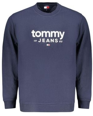 Tommy Hilfiger Blue Cotton Men's Sweatshirt