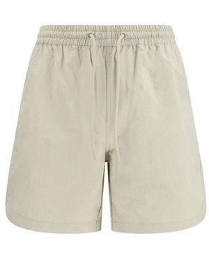 sunflower Beige Nylon Bermuda Shorts - Natural