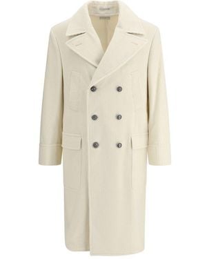 コート BRUNELLO CUCINELLI Double-breasted cashmere coat Double-breasted cashmere coat BRUNELLO CUCINELLI - Nugnes1920