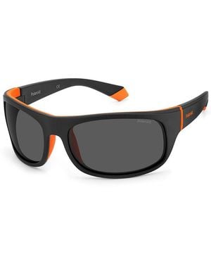 Polaroid Black Rubber Sunglasses