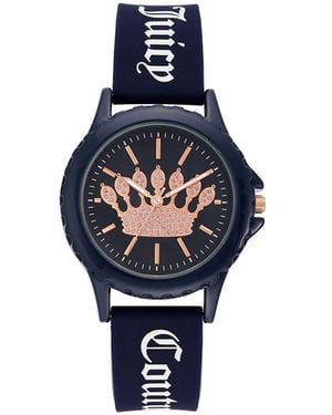Juicy Couture Blue Silicone Watch
