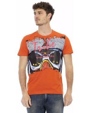 TRUSSARDI ACTION Orange Cotton Men T