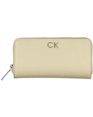 Calvin Klein Long Zip Around Wallet K50K506326 - Natural