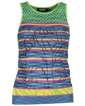 Desigual Cotton Top - Green