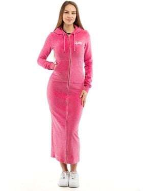 Moschino Multicolour Cotton Casual Dress - Pink