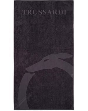 Trussardi Beachwear Black Cotton Other