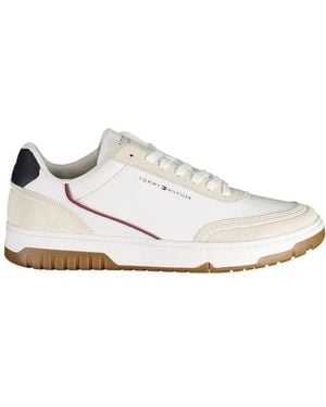 Tommy Hilfiger White Polyurethane Men's Trainer