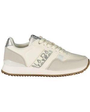 Napapijri White Polyester S Trainer