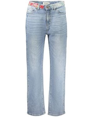 Desigual Azzurro Cotton S Jeans - Blue