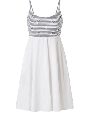 Trussardi White Cotton Dress