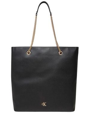 Calvin Klein Black Polyethylene Handbag