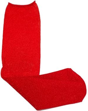 Antipast Lurex Long Socks - Red