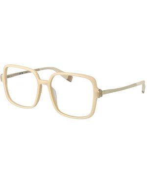 Furla Beige Cellulose Acetate Glasses (frames) - Metallic