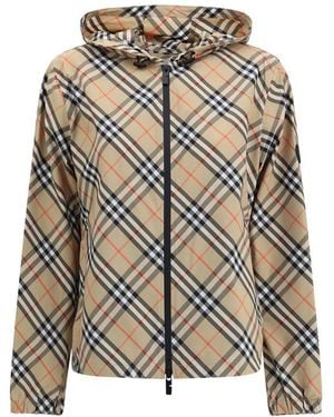 Burberry Archivio Check Waterproof Jacket - Multicolor