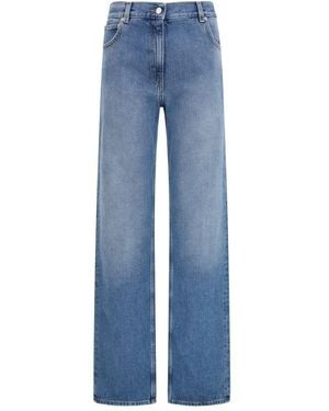 Calvin Klein Blue Cotton Straight