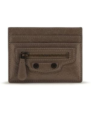 Balenciaga Brown Lamb Ovis Aries Aries Wallet