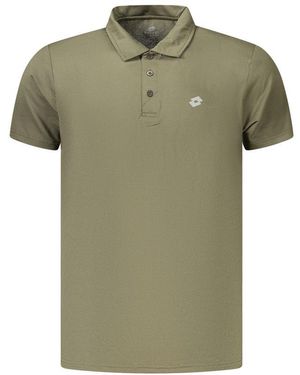 Lotto Leggenda Verde Polyester Men's Polo - Green