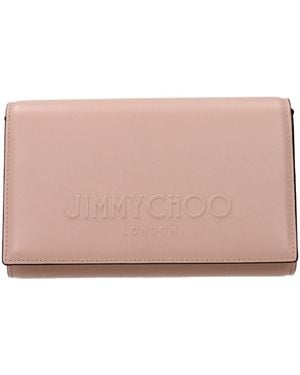 Jimmy Choo Avenue Pochette /Powder Leather - Pink