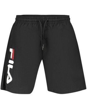 Fila Black Polyester Men's Swimwear - Grey