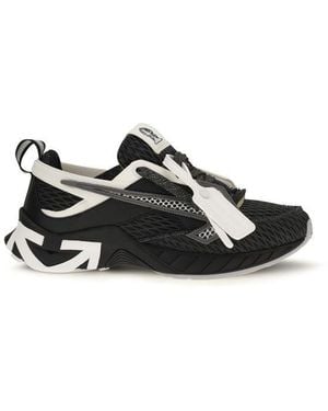 Off-White c/o Virgil Abloh Black Polyester Athletic Trainers - Eu39/us6