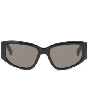 Balenciaga Black Acetate Sunglasses - Grey