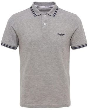 Baldinini Grey Cotton Men's Polo