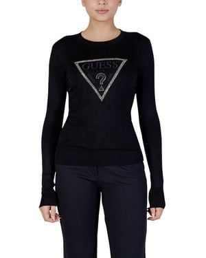 Guess Black Viscose Sweatshirt