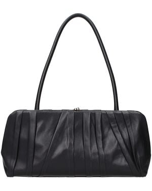 Jil Sander Black Leather Shoulder Bag