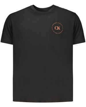 Calvin Klein Black Cotton Men's T