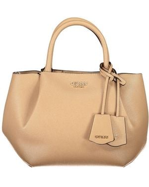 Guess Beige Polyurethane 's Bag - Natural