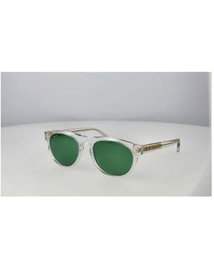 Web Transparent Acetate Sunglasses - Green