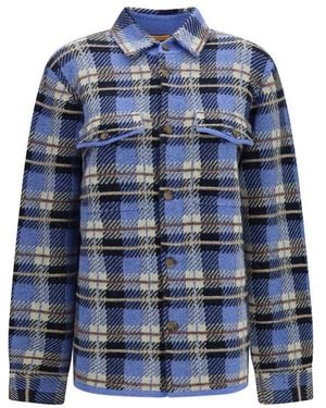 Guest In Residence Blue Cashmere Dress Shirt
