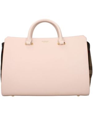 Burberry Pink Leather Handbag