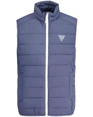Guess Blue Spandex Men Jacket