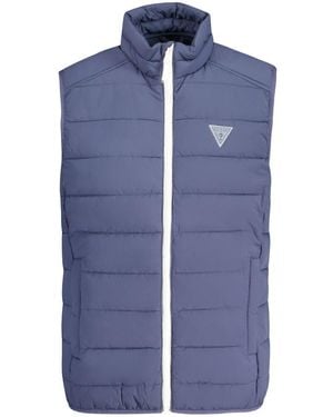 Guess Blue Spandex Men Jacket
