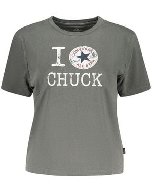 Converse Grey Cotton 's T