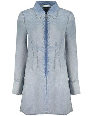 Desigual Azzurro Lyocell Dress - Blue