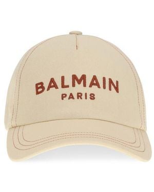 Balmain Paris Cap - Natural